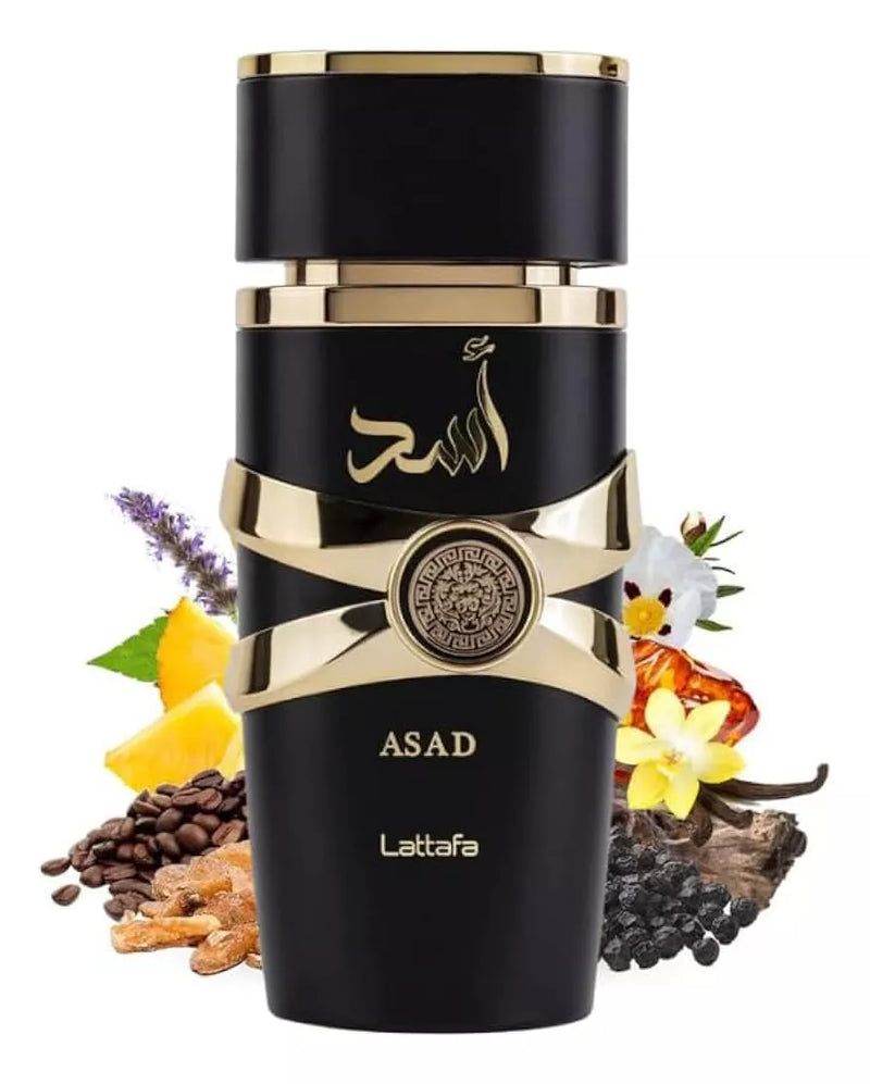 Perfume Asad Lattafa ⚜️🌿El perfume árabe que destila riqueza y elegancia ✅